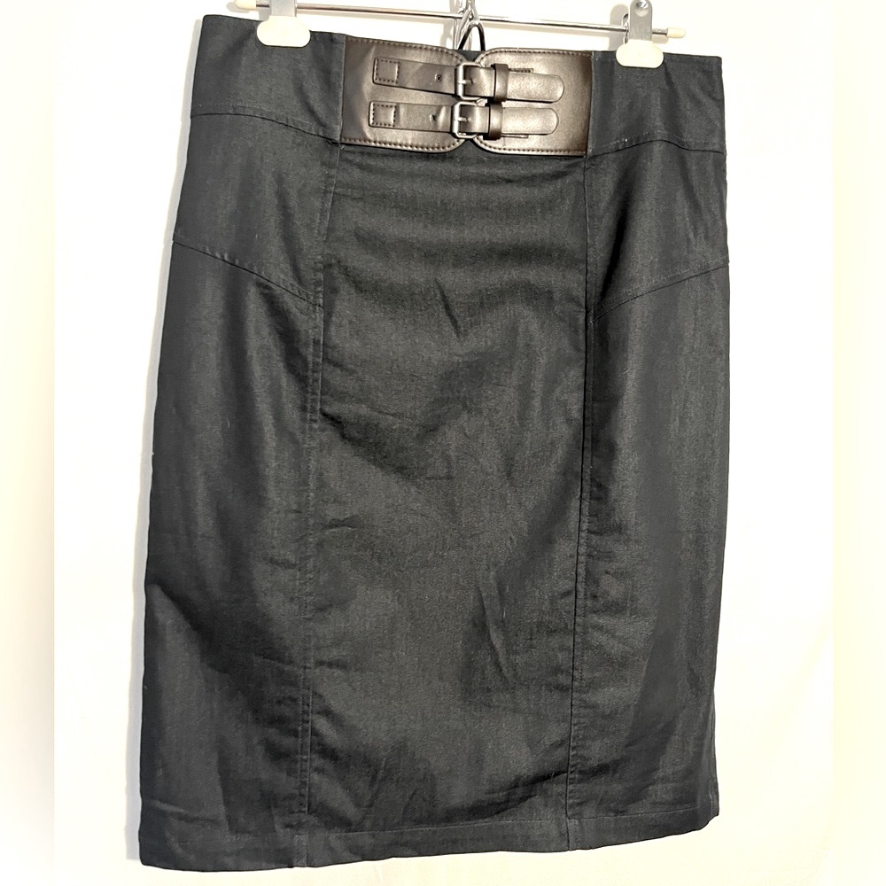 Navy Pencil Skirt high wise EUC